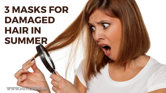 3 Masks for Damaged Hair in Summer