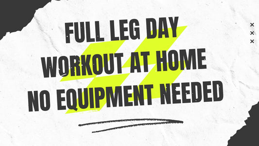 Full Leg Day Workout at Home – No Equipment Needed!