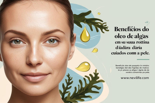 Benefícios do óleo de algas marinhas na sua rotina diária de cuidados com a pele