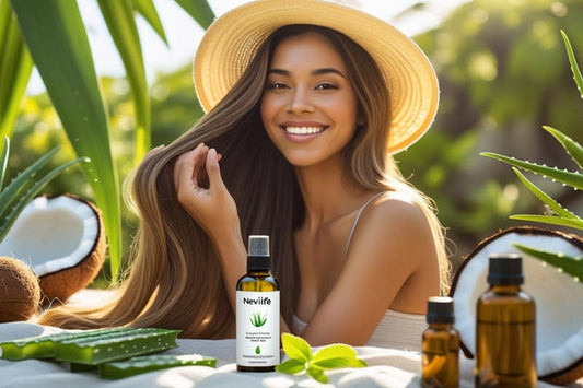 🌞 Summer Hair Care Routine with Nevilife Herbal Oil Blends for Moisture and Refreshing