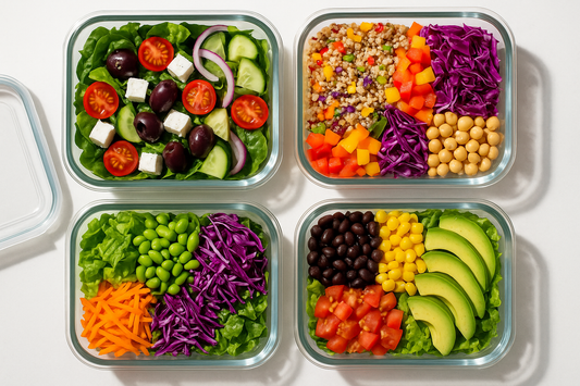 4 Easy & Healthy Lunch Salads for a Vibrant Week