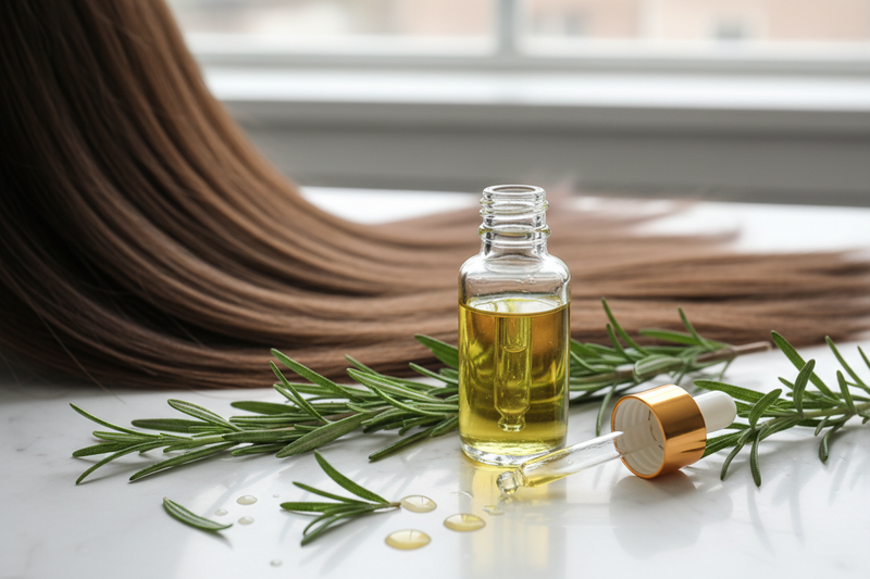 The Green Gold of Hair Care: How to Use Rosemary Oil for Maximum Growth and Focus
