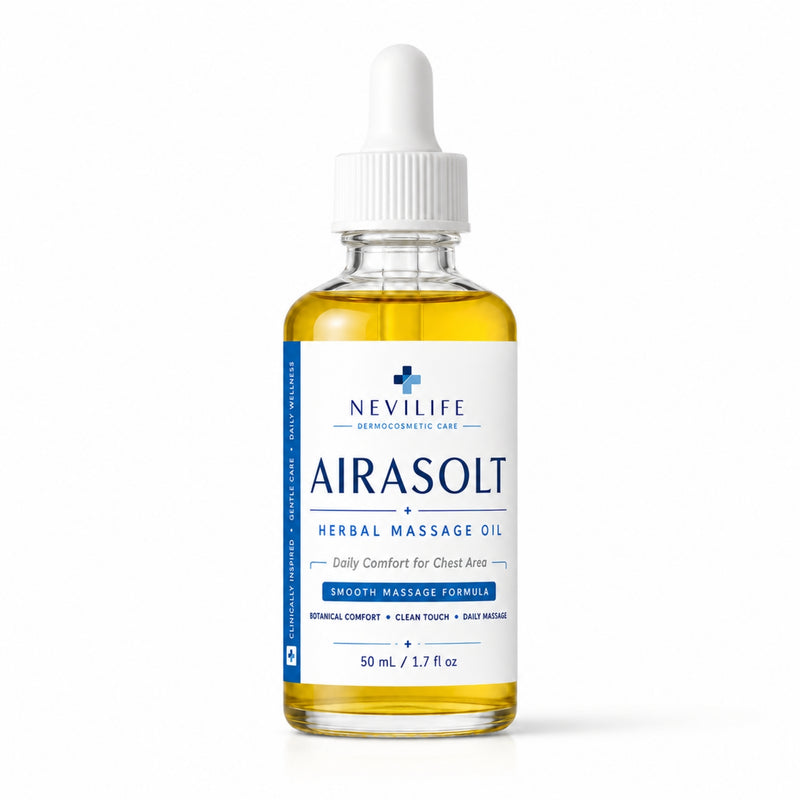 Nevilife Airasolt Oil: Natural Chest Massage Oil for Respiratory Support