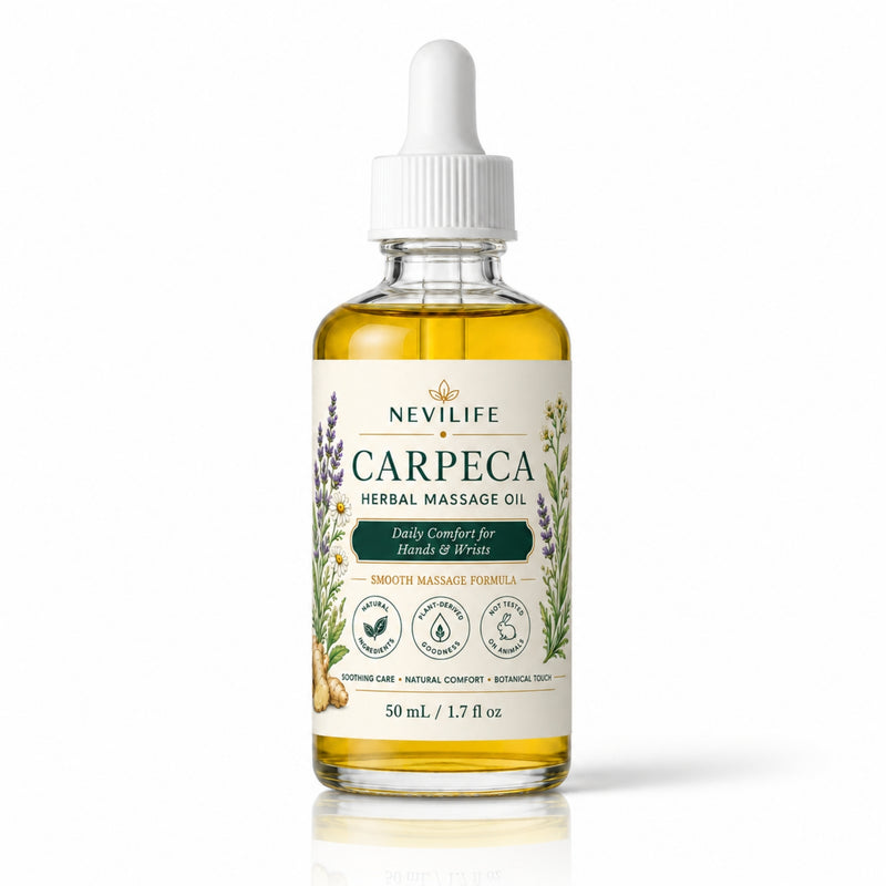 Nevilife Carpeca Oil: Soothing Massage Oil for Wrist & Ankle Comfort