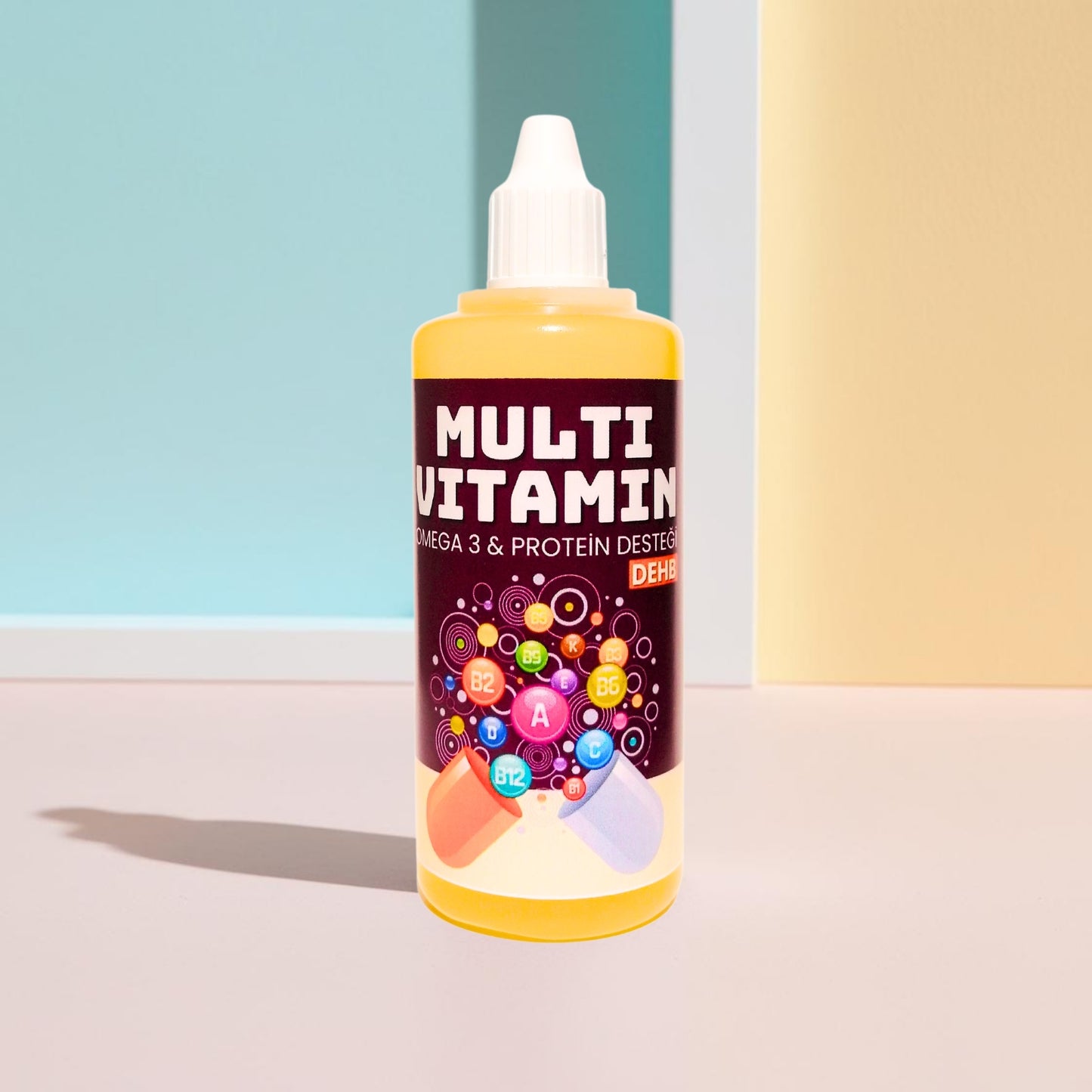 Nevilab Complete Multivitamin with Omega 3 & Protein Oil-Based Supplement 100 ml