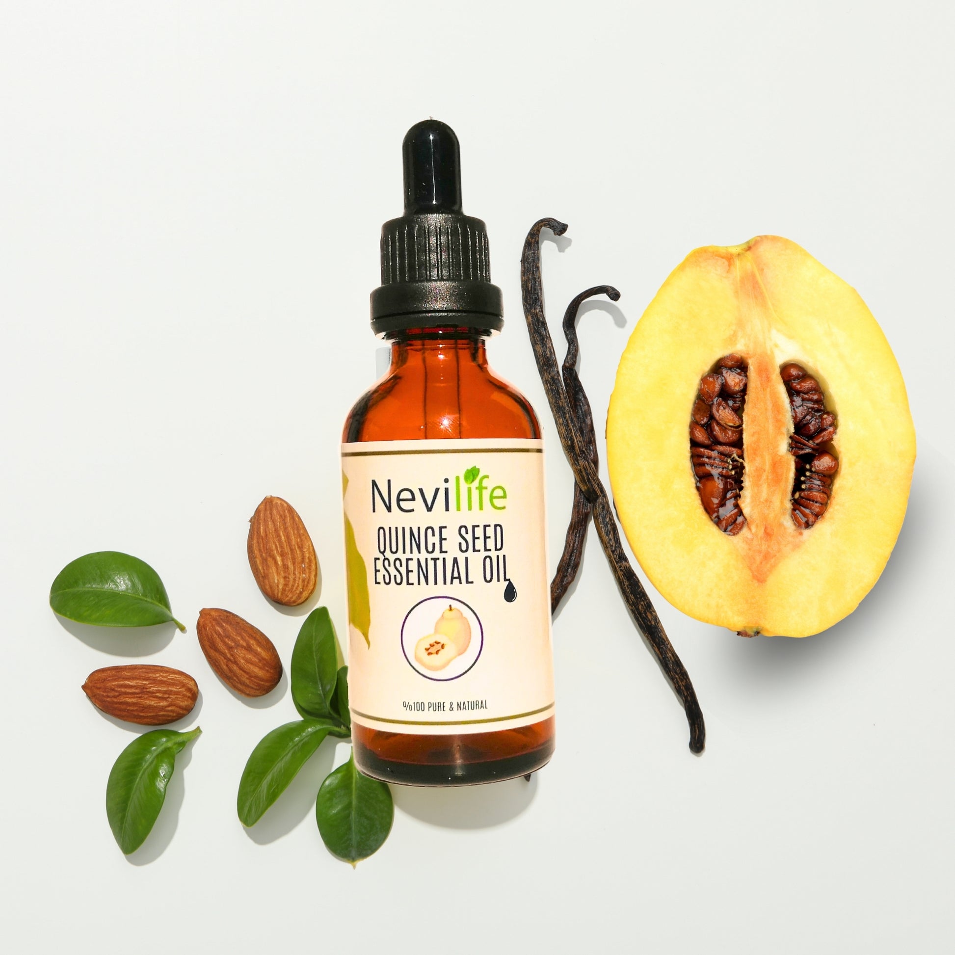 Nevilife Quince Seed Oil: Natural Hydration and Nourishment for Skin and Hair (Not an Essential Oil)