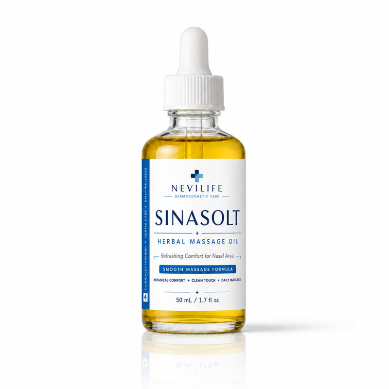 Nevilife Sinasolt Oil Sinus Care Healing Oil - Natural Nasal Congestion Relief with Peppermint & Eucalyptus