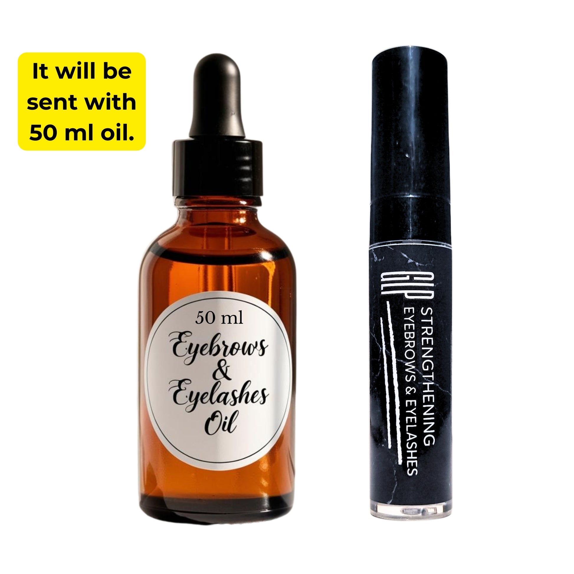 GLP organic strengthening eyebrows and eyelashes oil