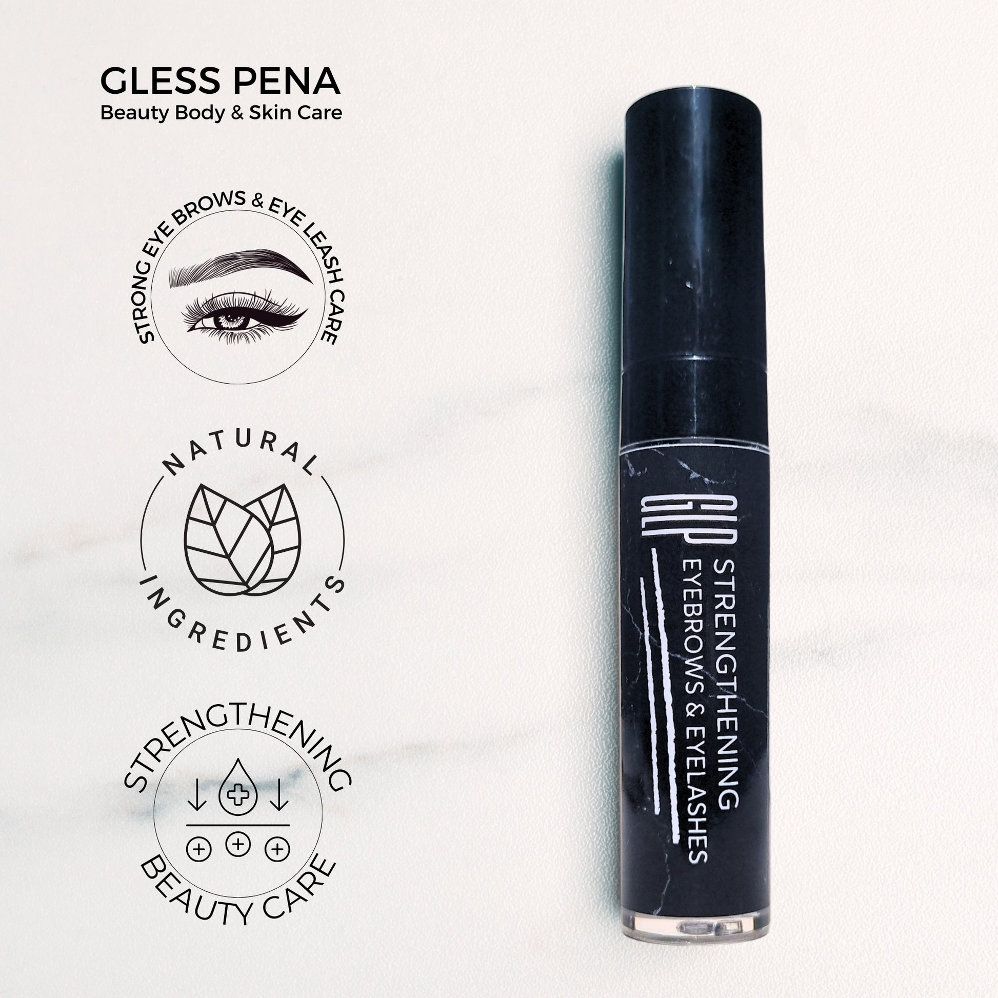 GLP organic strengthening eyebrows and eyelashes oil