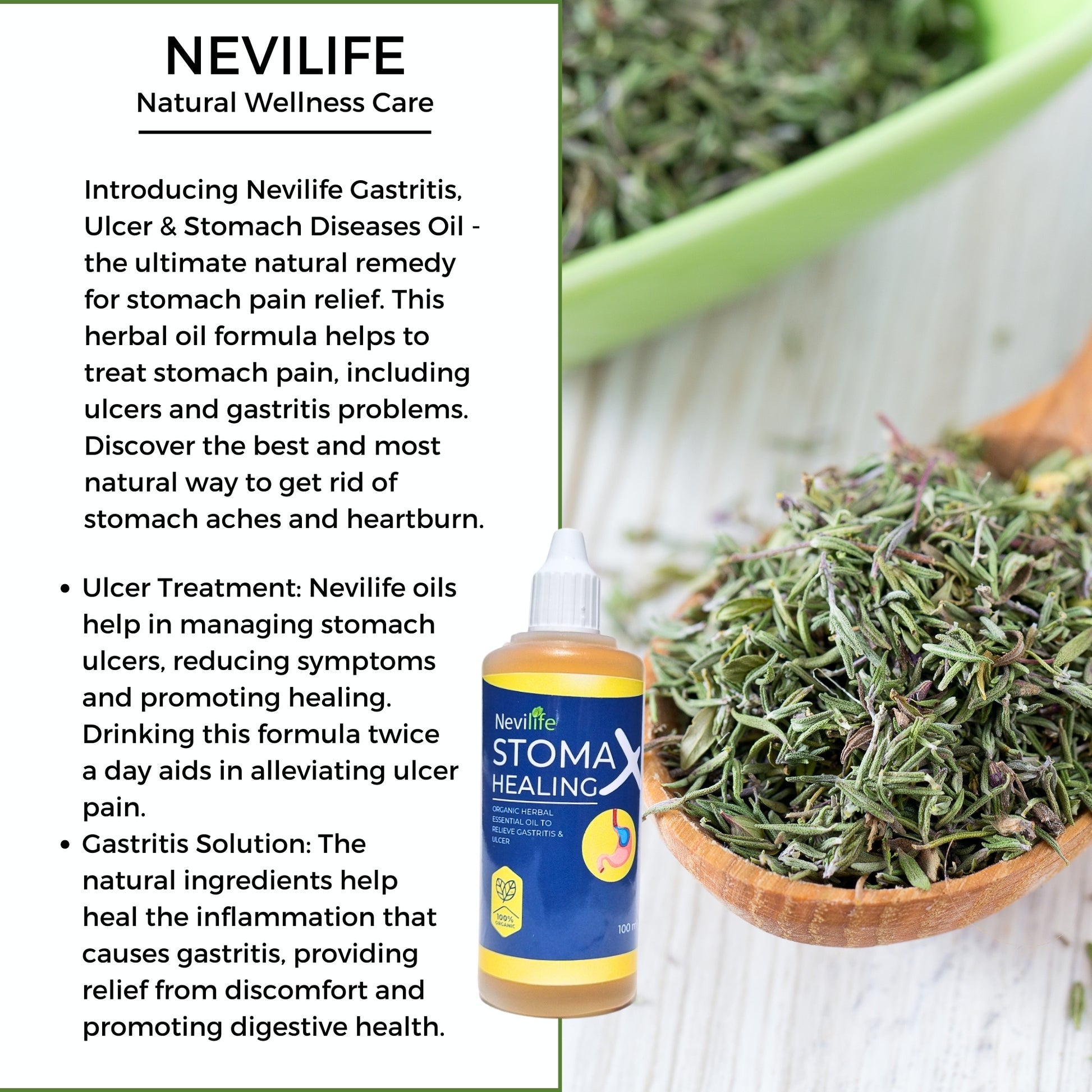nevilife herbal stomax healing oil