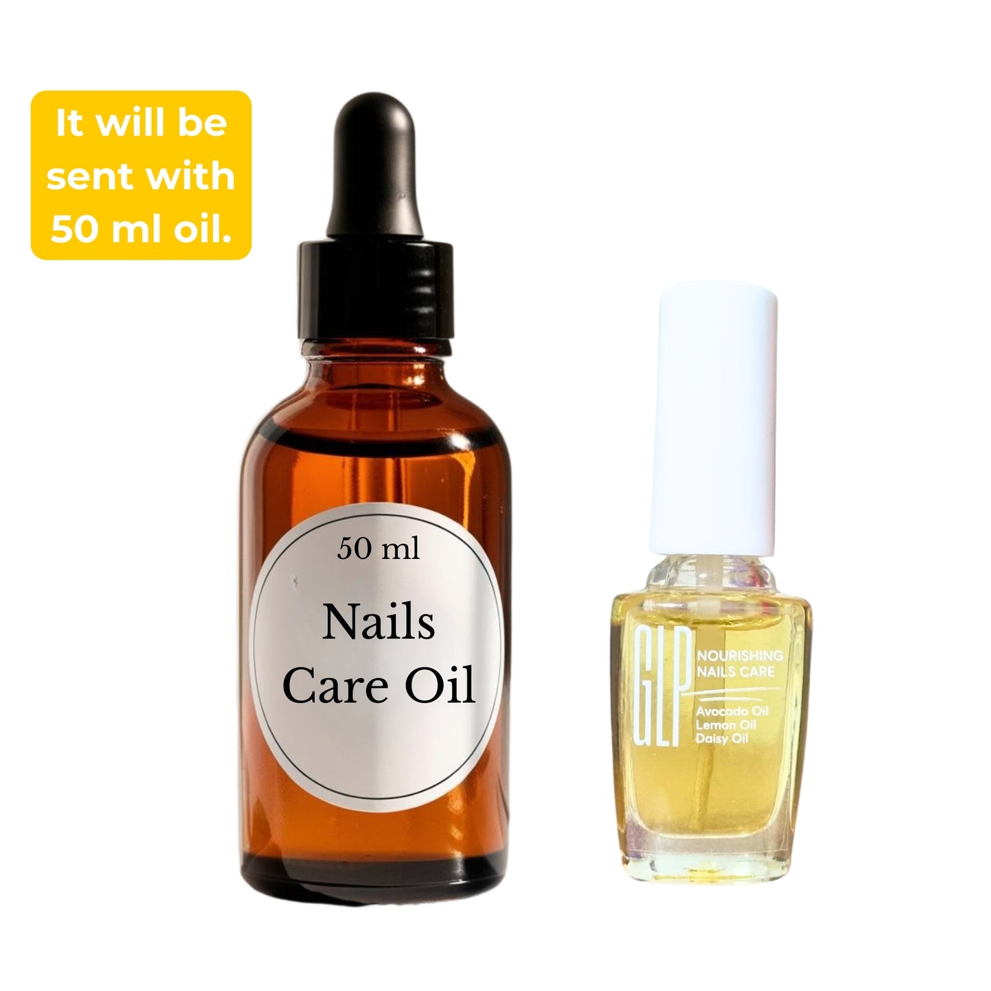 GLP organic and natural nourishing nails care oil with herbal oils