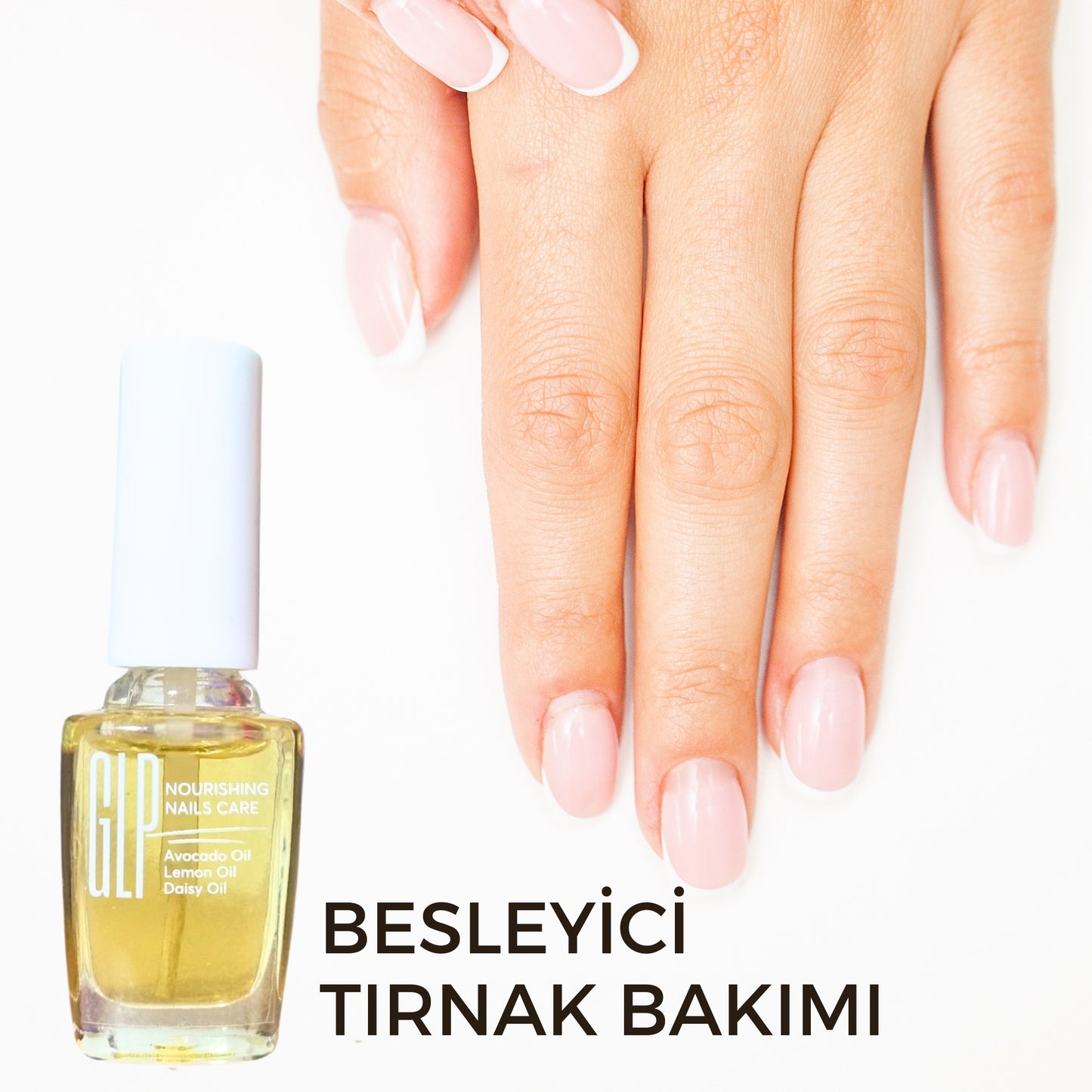 GLP organic and natural nourishing nails care oil with herbal oils