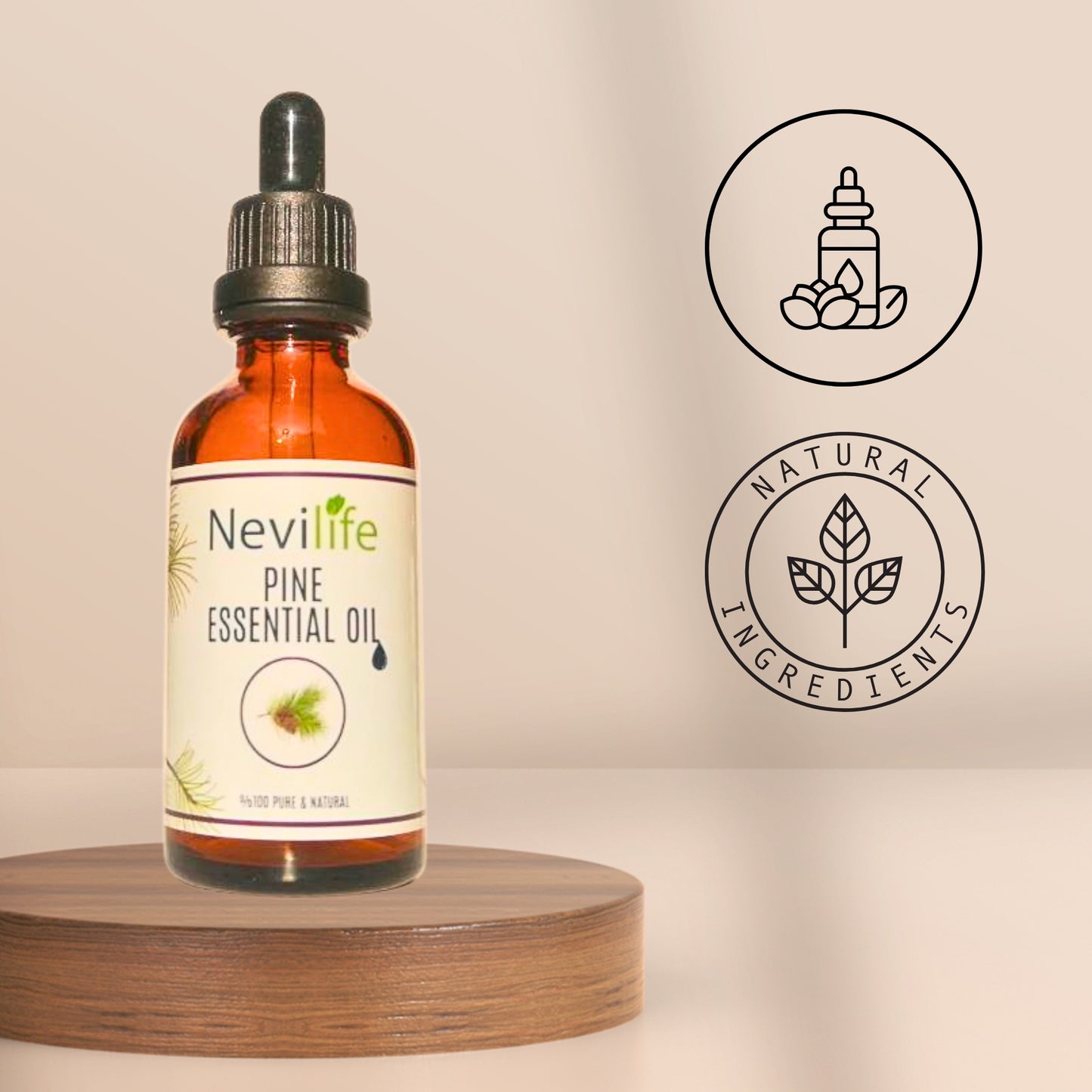 nevilife organic pine turpentine herbal essential oil