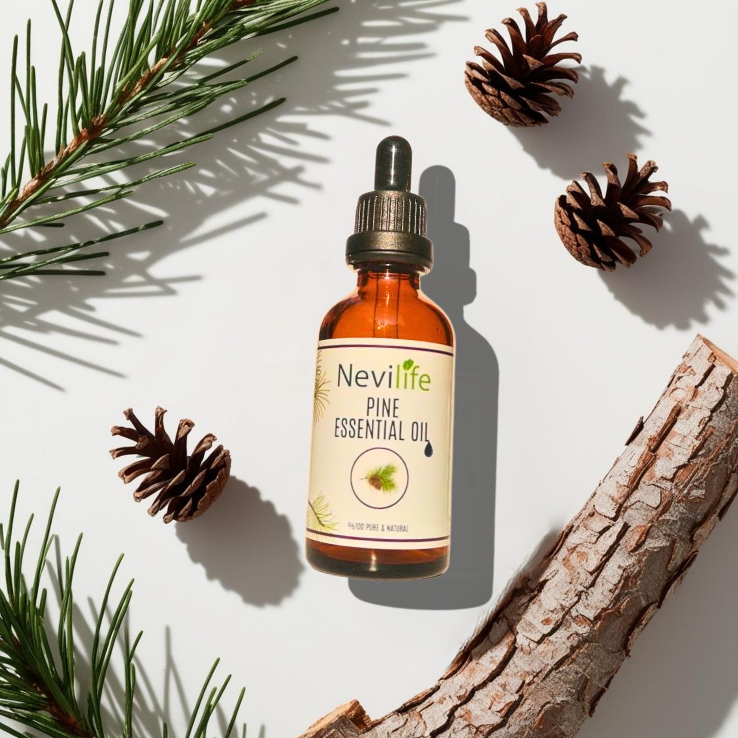 nevilife organic pine turpentine herbal essential oil