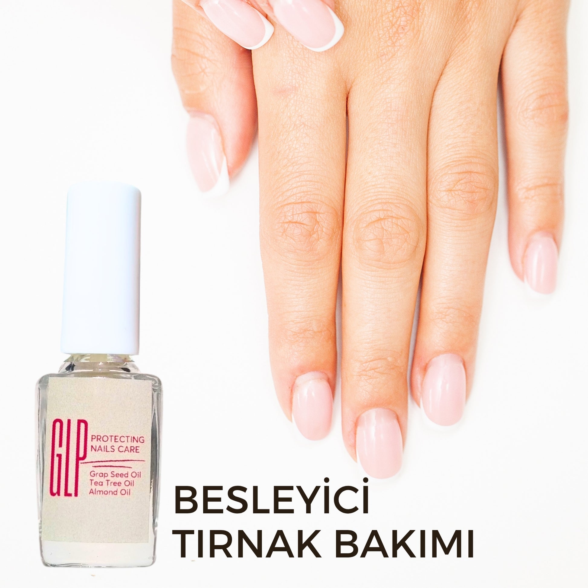 protecting nails care cuticle oil with grape oil, tea tree oil and almond oil