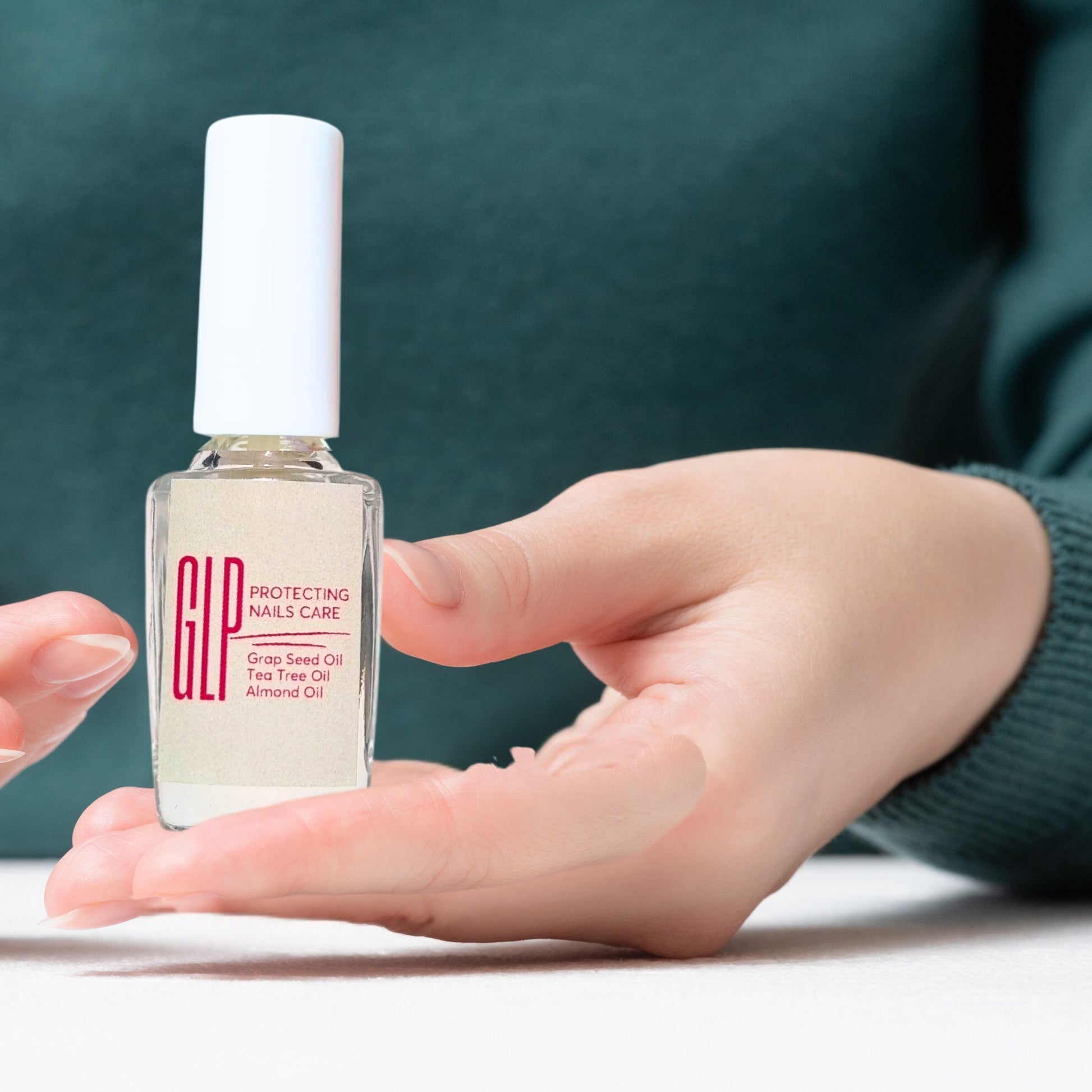 protecting nails care cuticle oil with grape oil, tea tree oil and almond oil