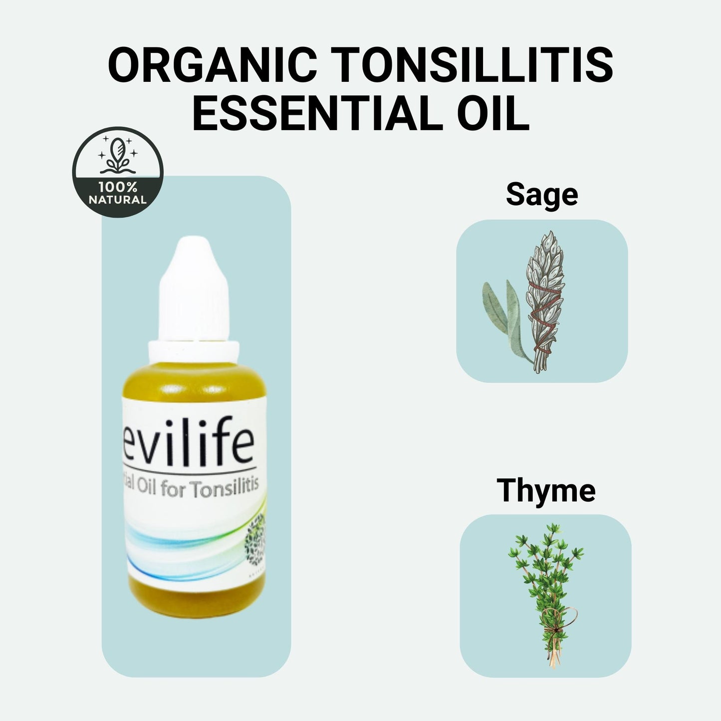 Nevilife Essential Oil for Tonsillitis