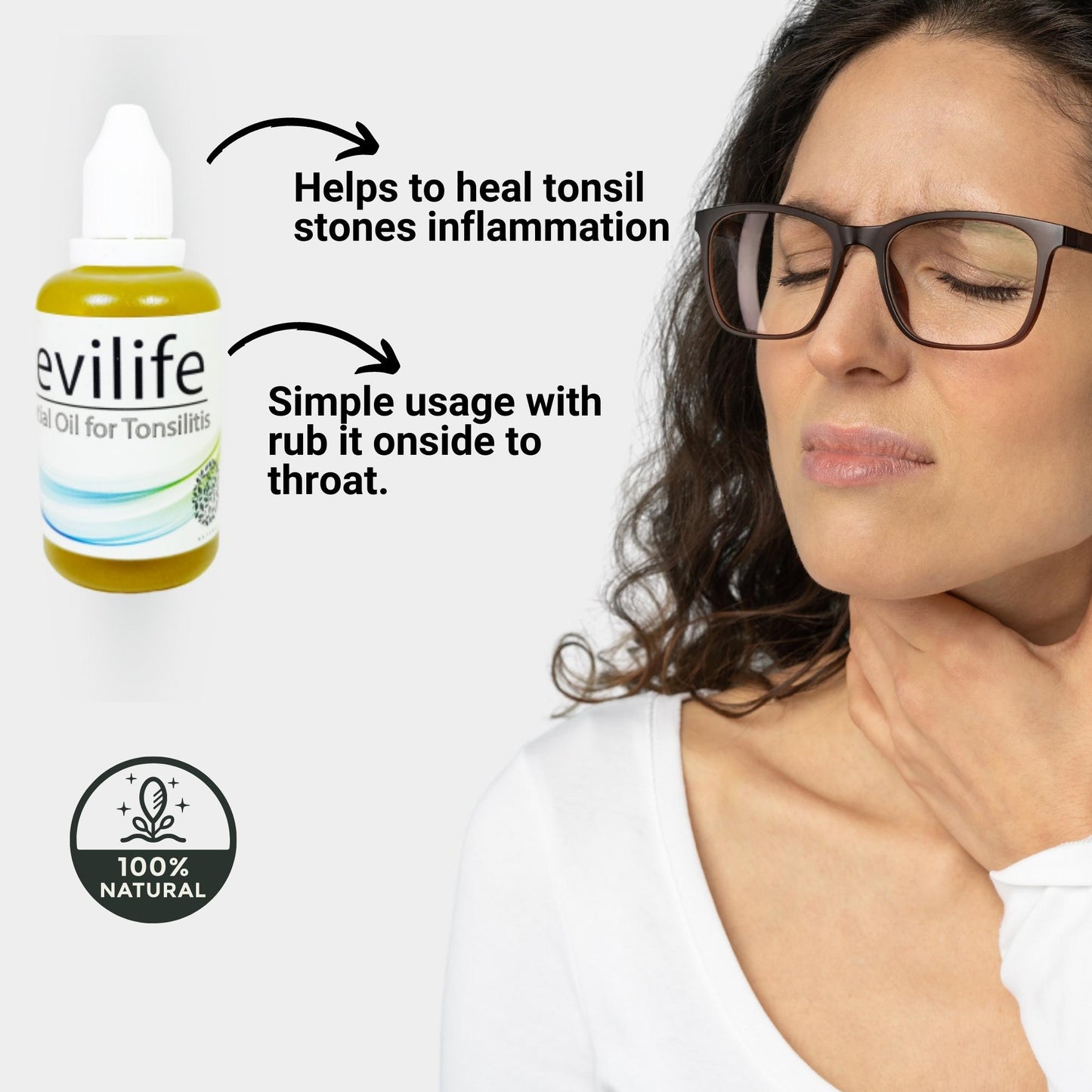 Nevilife Essential Oil for Tonsillitis