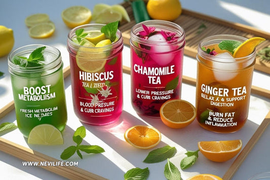 4 Iced Herbal Tea Recipes for Natural Fat Burning This Summer