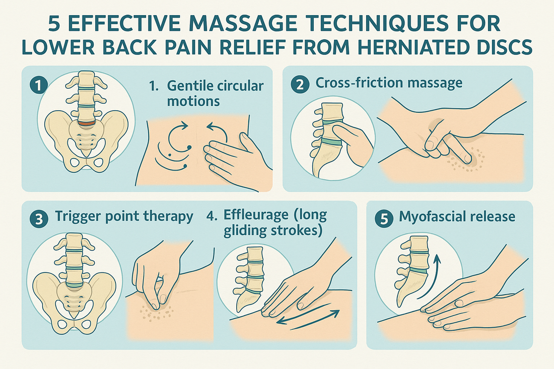 5 Effective Massage Techniques for Lower Back Pain Relief from Herniated Discs