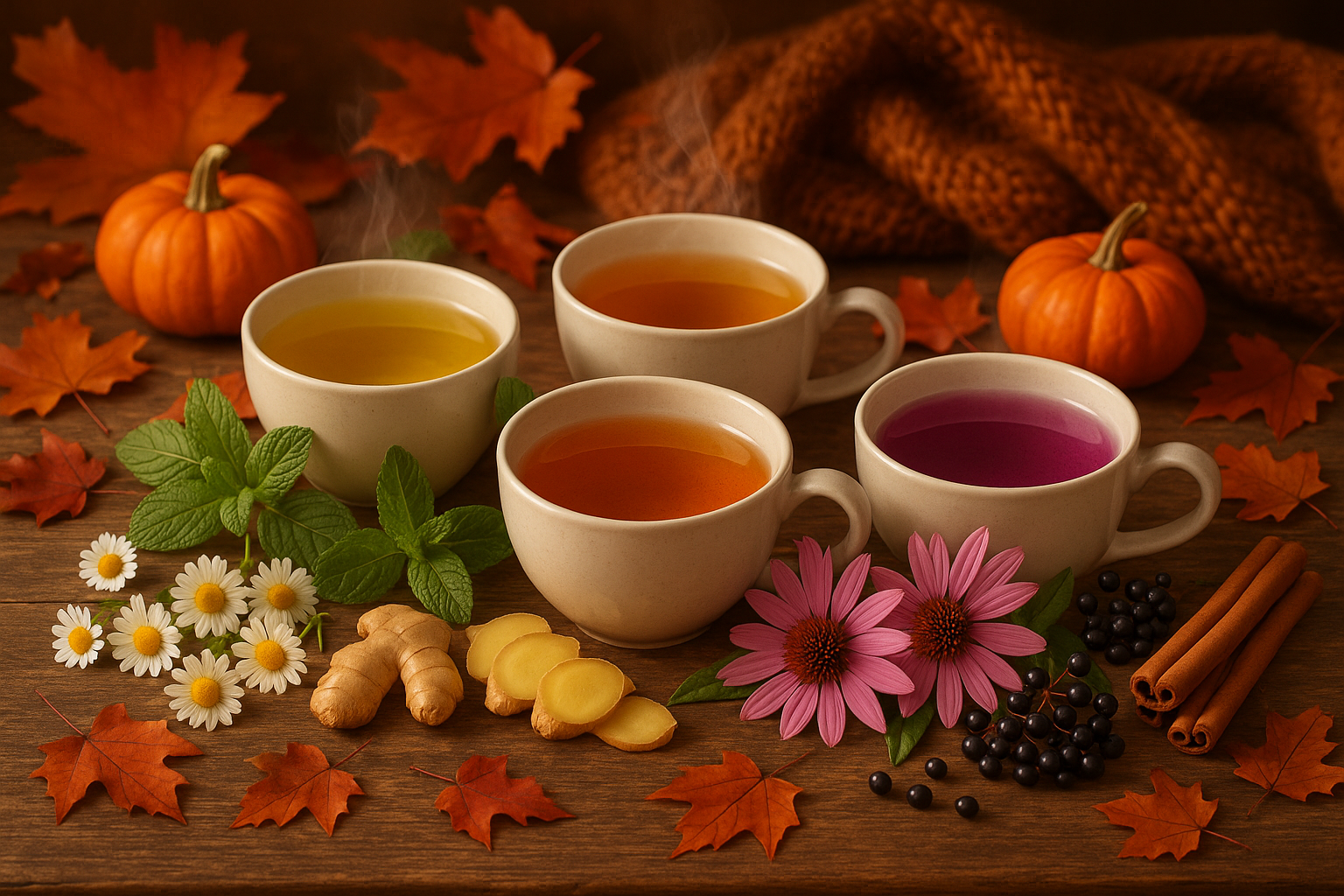 5 Herbal Teas to Keep You Cozy and Healthy This Fall – nevilife