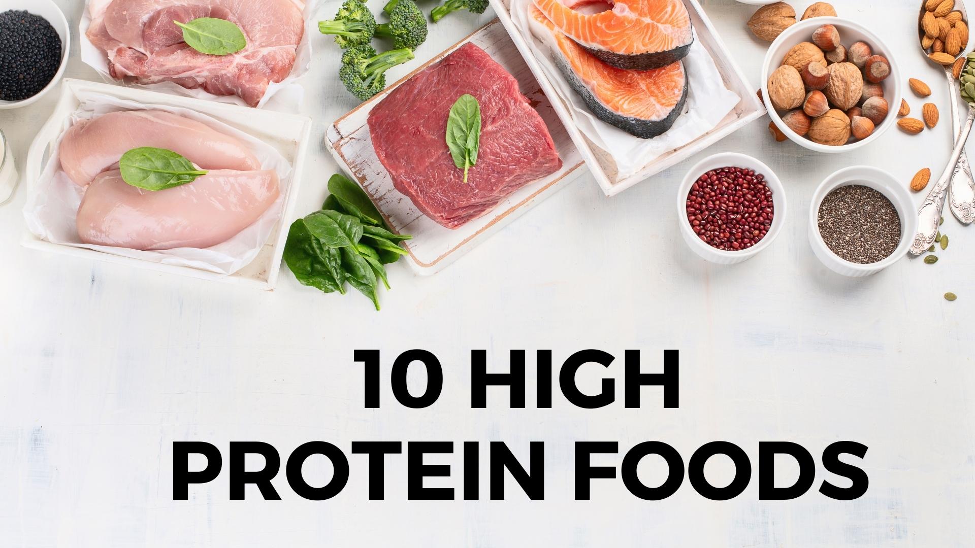 10 High Protein Fooods – nevilife