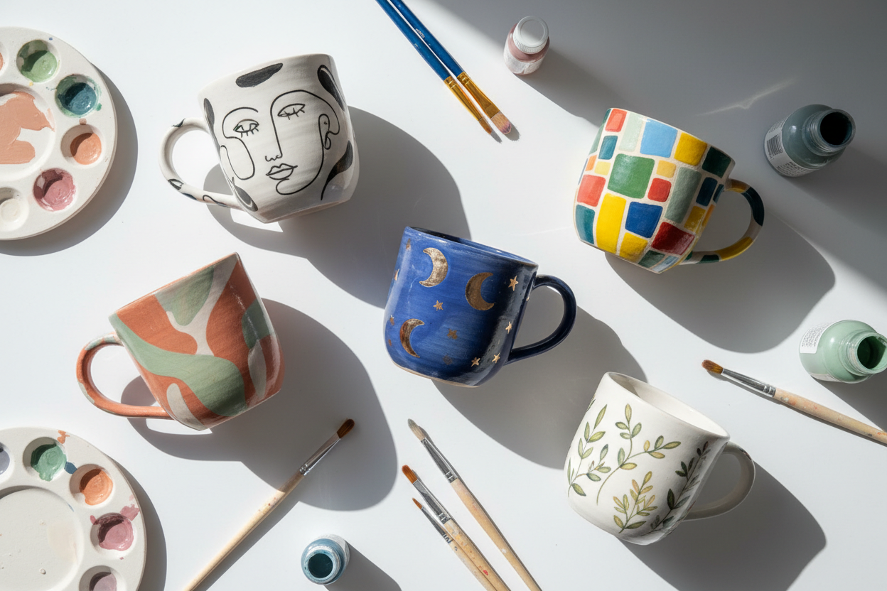 Sip in Style: The Top 5 DIY Pottery Painting Trends for Mugs in 2026 ...