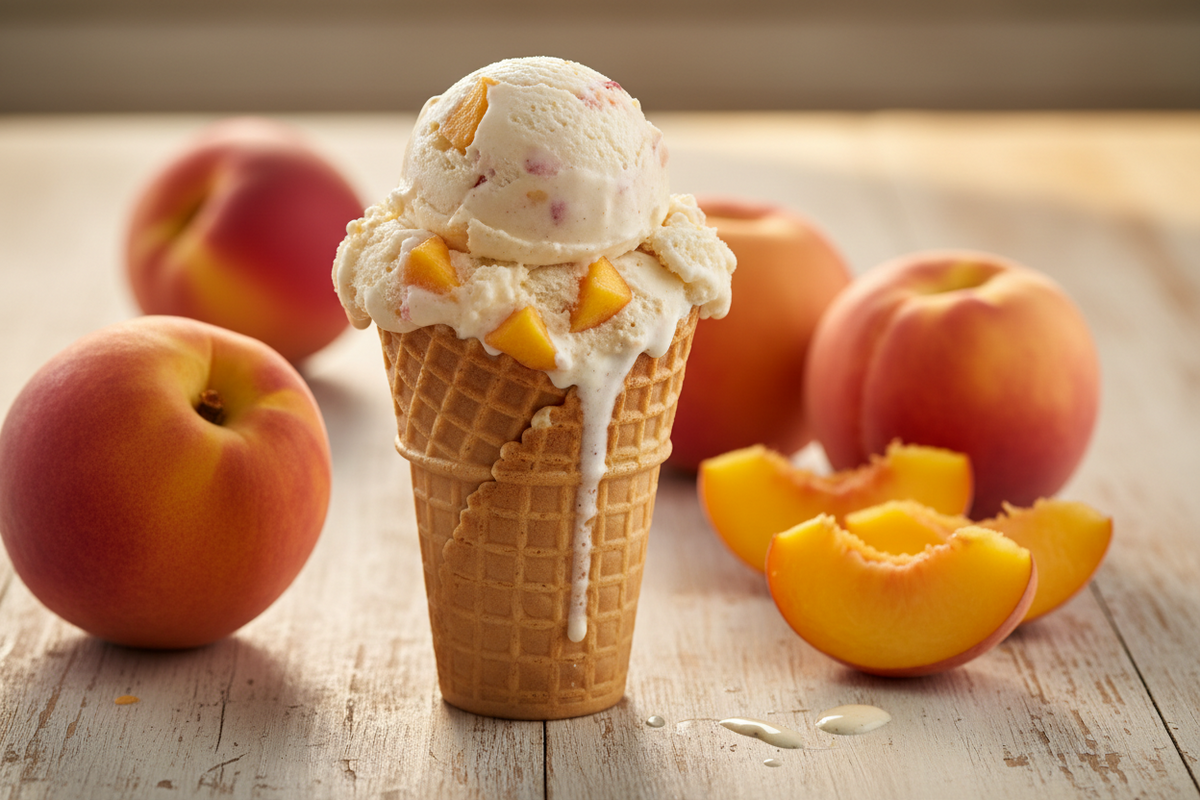 Summer in a Scoop: The Ultimate Homemade Peach Ice Cream Recipe