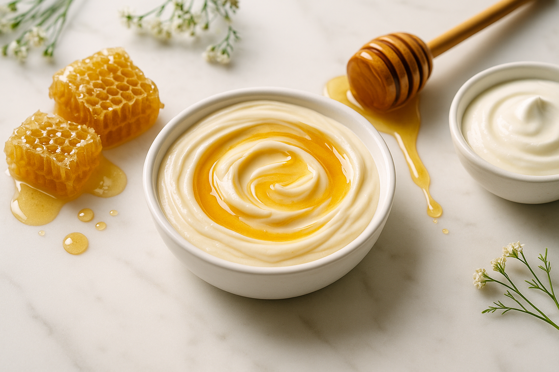 The Golden Duo: Yogurt and Honey Mask for Skin Renewal and Healing