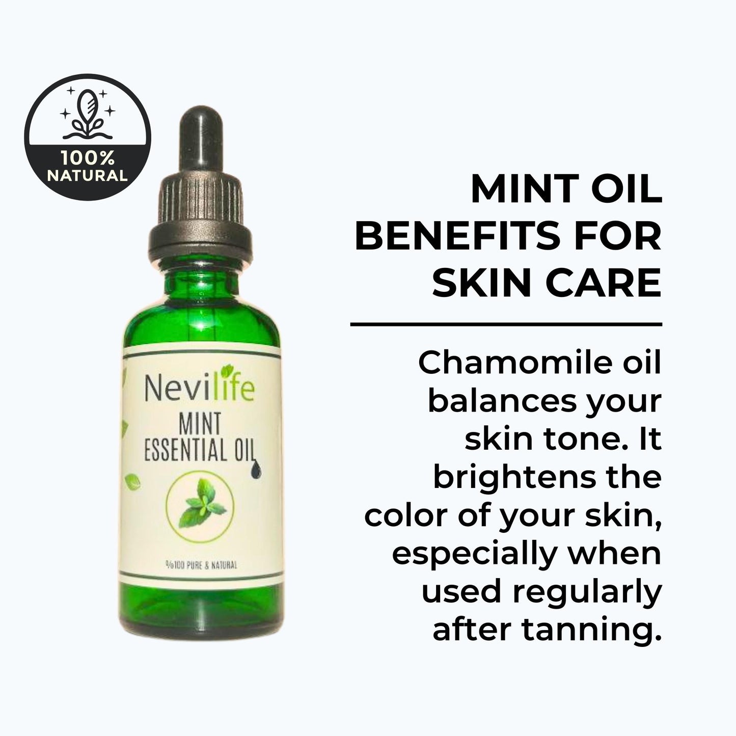 Organic Peppermint Oil, Mint Essential Oil, Aromatherapy, Skin Care, Hair Care, Sinus Reliever