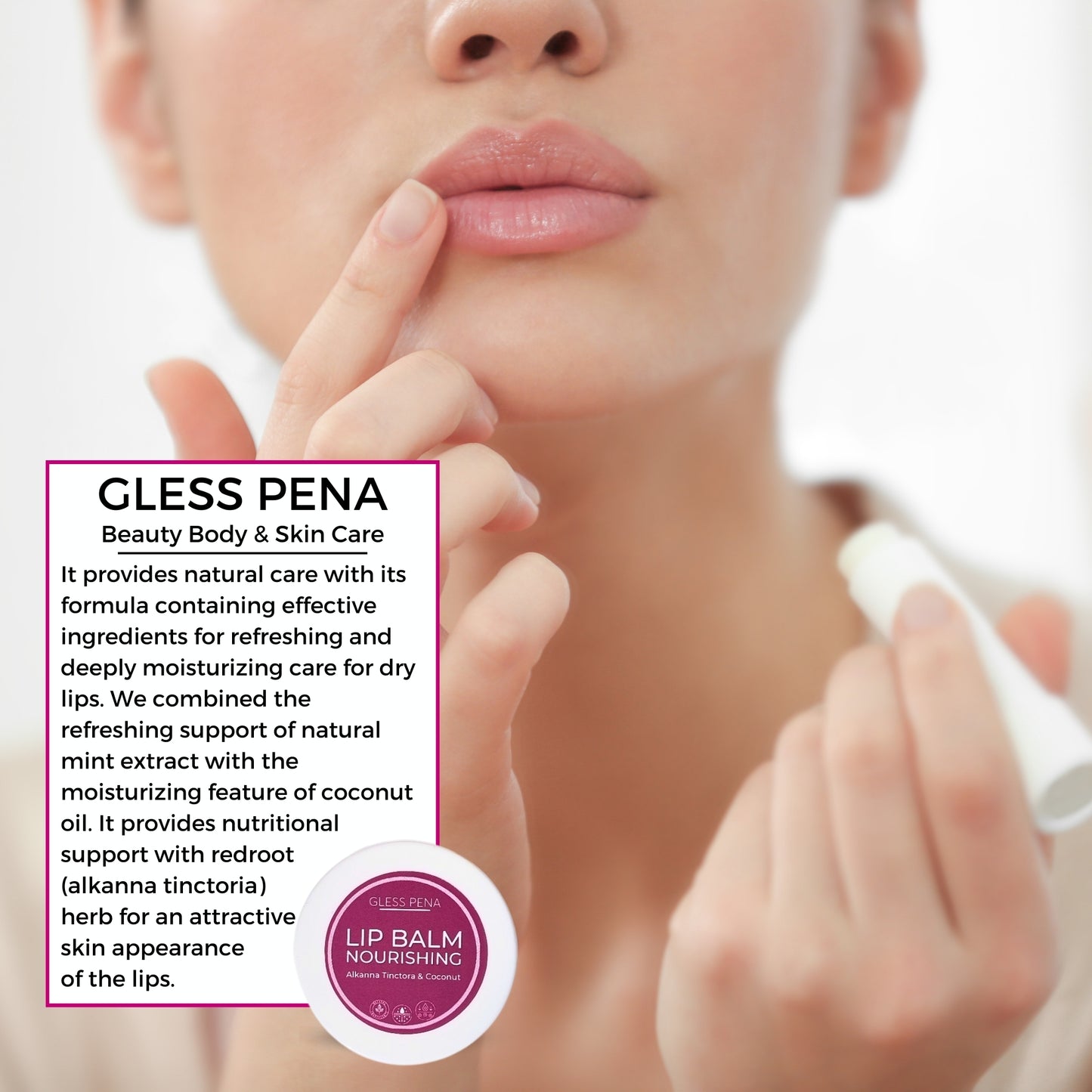 Gless Pena Lip Balm Natural & Vegan Lip Care