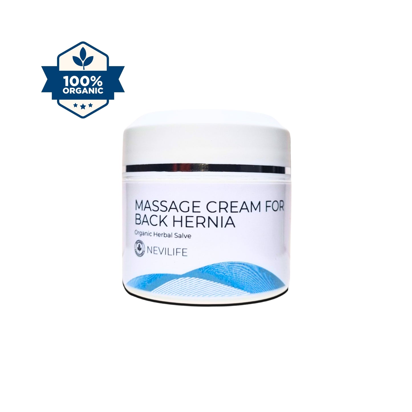 Back hernia massage cream for back pain relief.