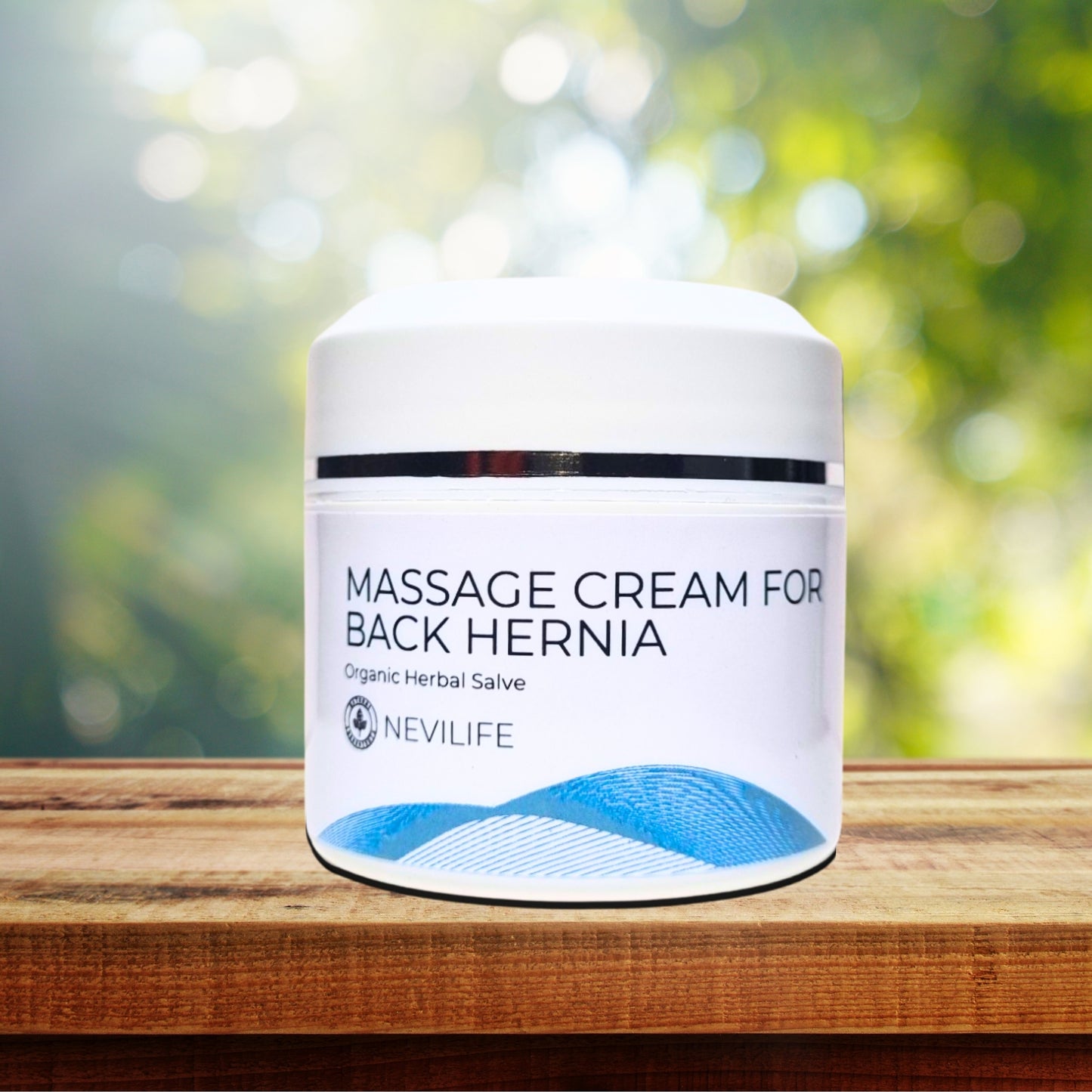 Back hernia massage cream for back pain relief.